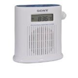 Sony ICFS79W AM/FM/Weather Band Digital Tuner Shower Radio (White)